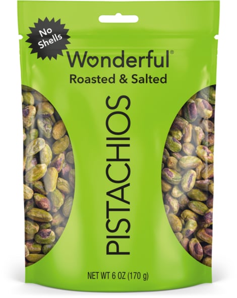Wonderful No Shells Roasted & Salted Pistachios